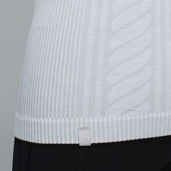 Lululemon Rest Less Pullover- Heathered Silver Spoon- Size 8 - Picture 5 of 14